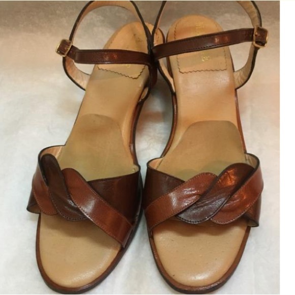 Vintage Maxime Two-toned Sandals Size 37.5 - Picture 7 of 7